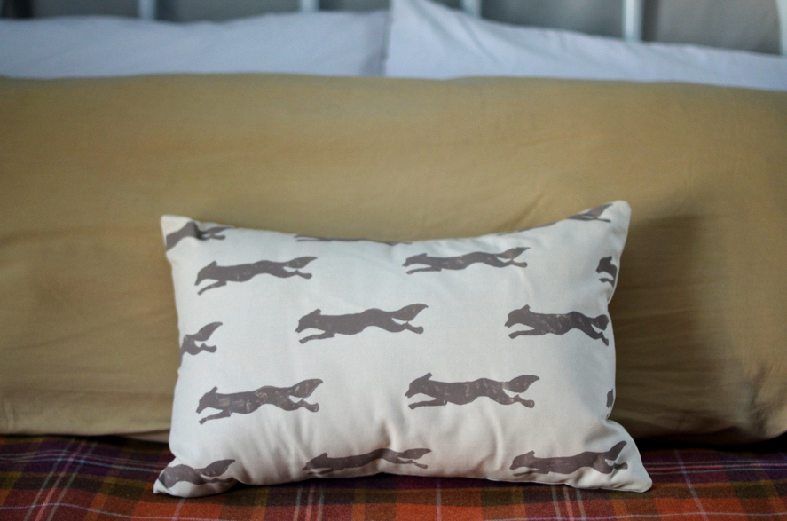 Fine and Feathered Fox Pillow DIY