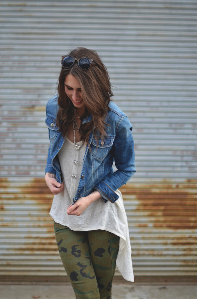 Camo Denim Spring Style