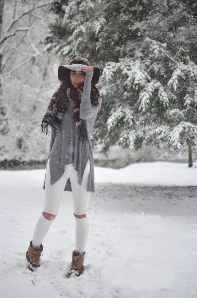 White Jeans Thermal Style