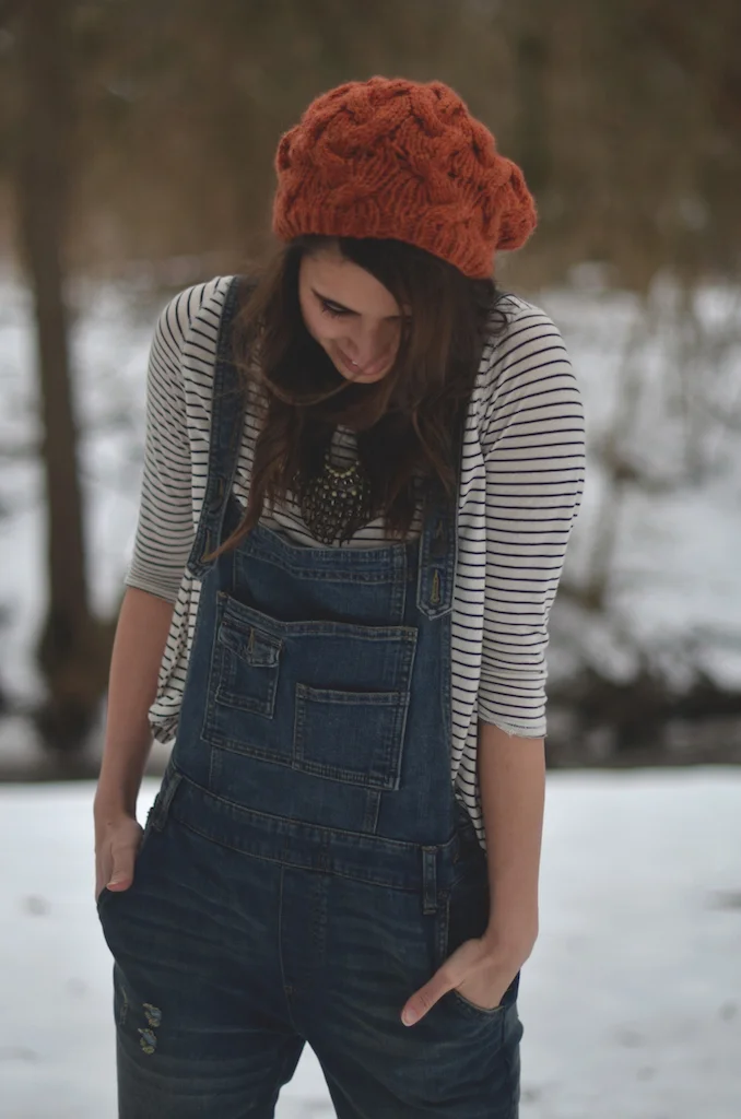 Winter Overalls Stripes