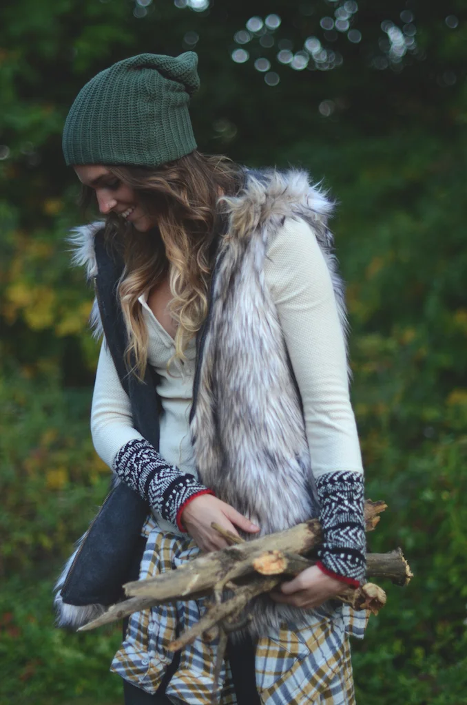 Free People Cuff Thermal Camping Fall