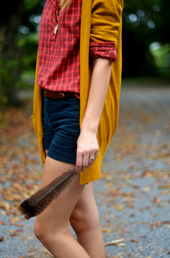 How to style shorts for fall