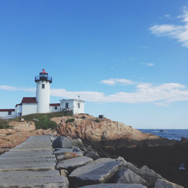 New England Lighthouse Coastline