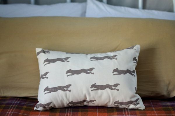 Fox Print Pillow DIY