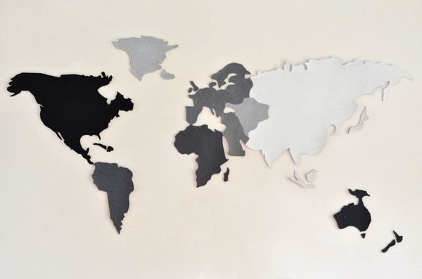 Anthropologie Cork Map DIY