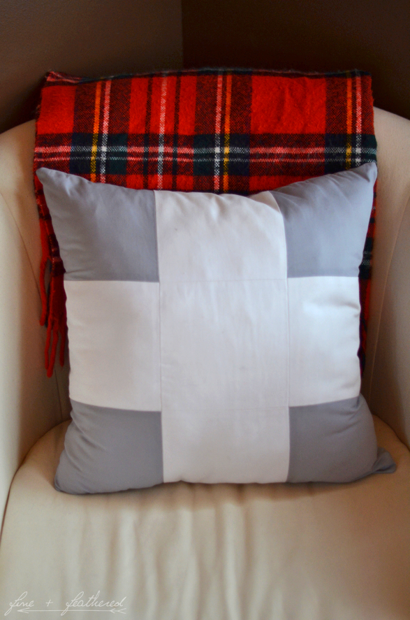 Swiss Cross Pillow DIY