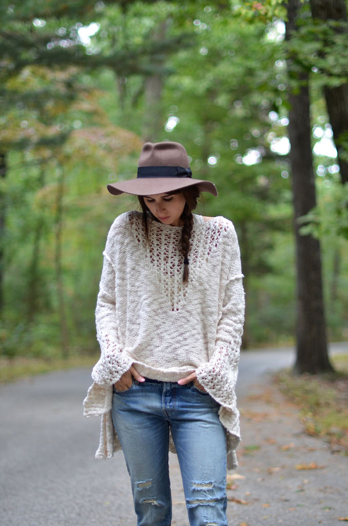 Fine and Feathered - Oversized Sweater Style