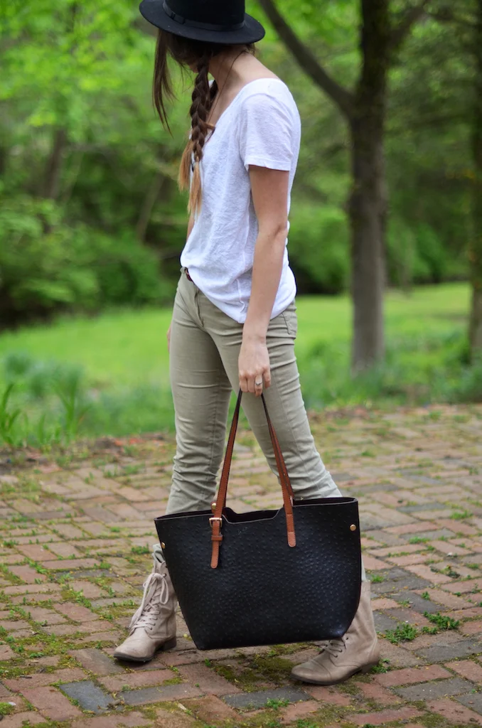 Fine and Feathered - White Tee Style