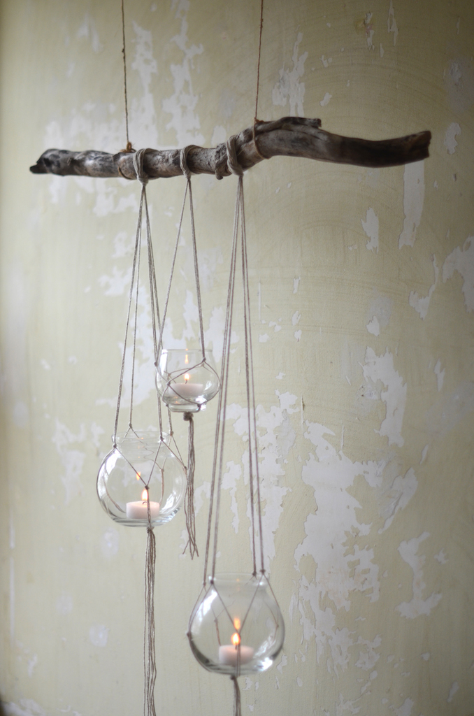 Rustic Candle Branch