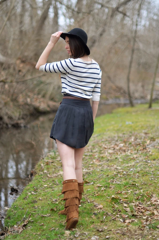 Fine and Feathered - Stripes and Fringe