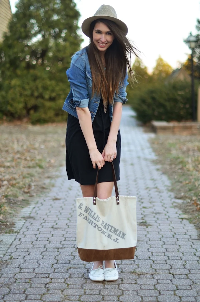 Fine and Feathered - Black and Denim