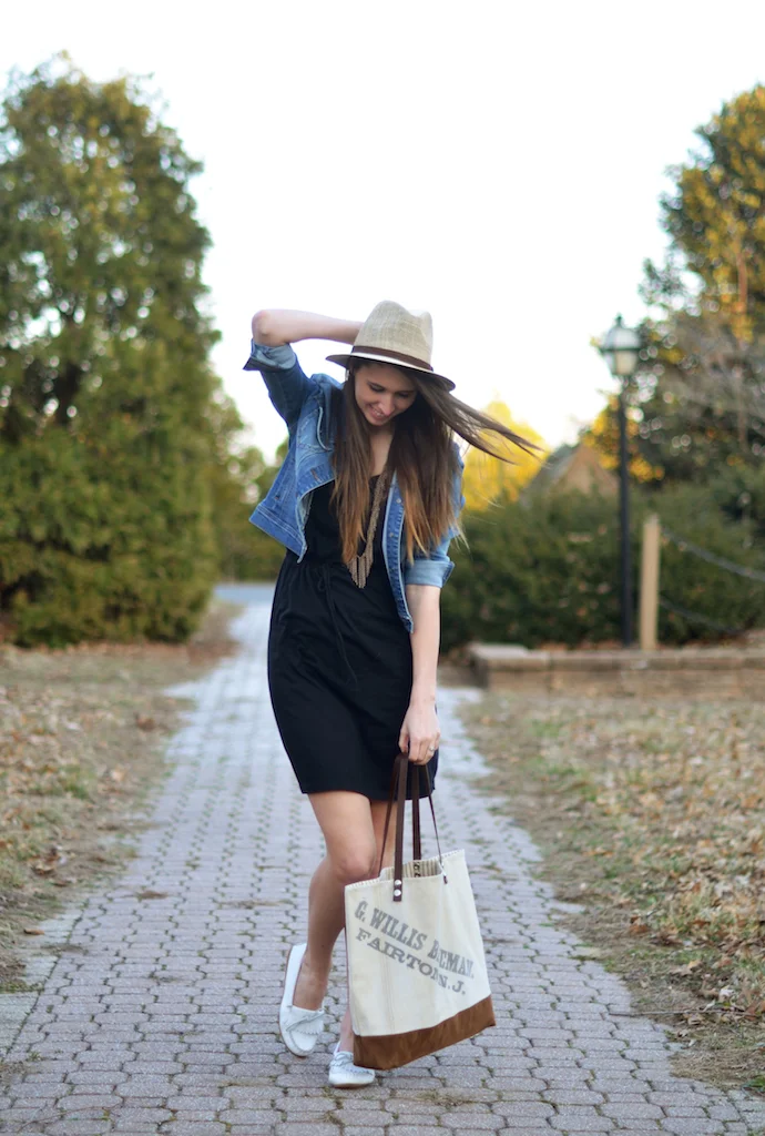 Fine and Feathered - Black and Denim