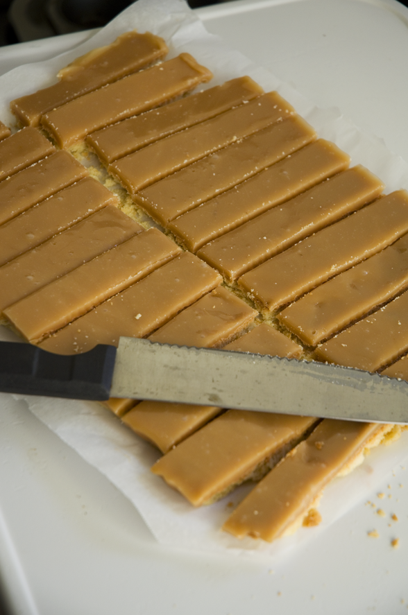 Fine and Feathered Homemade Twix Bars