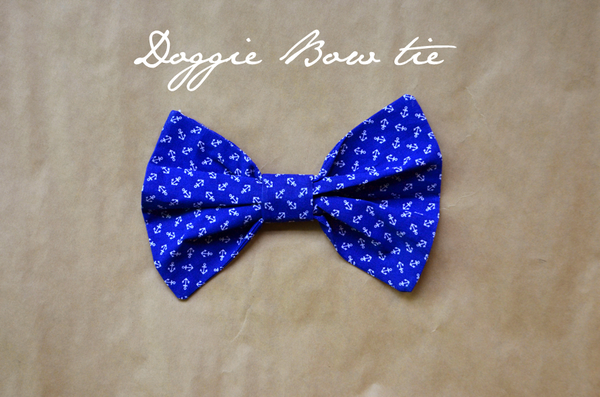 Fine and Feathered Dog Bow Tie DIY