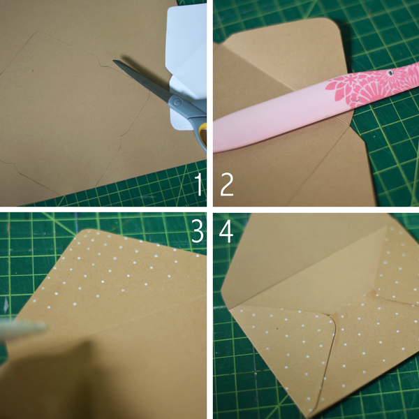 Fine and Feathered envelope DIY