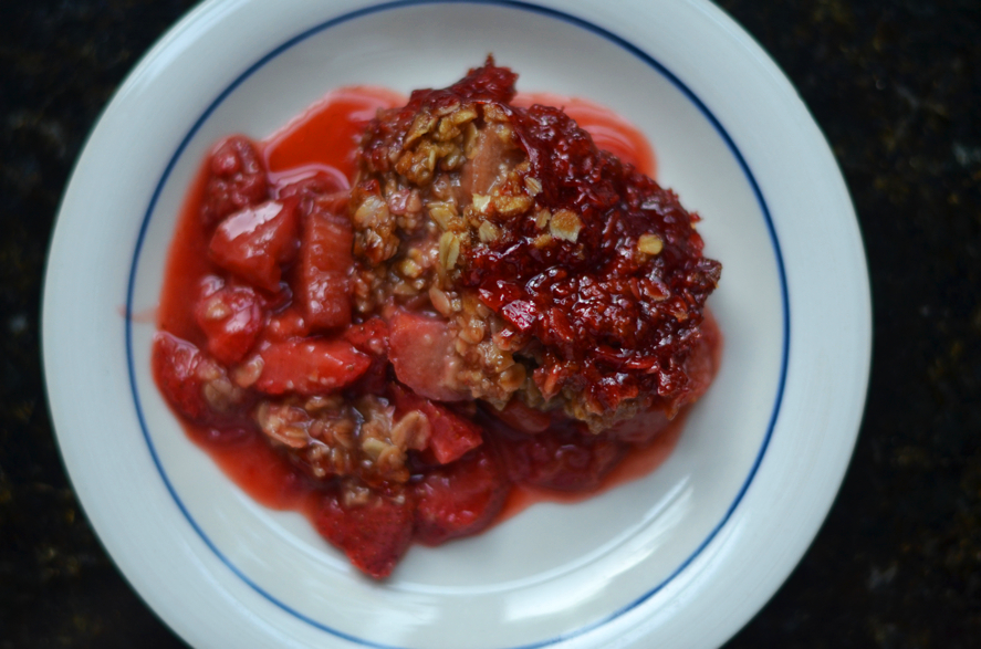 Strawberry Rhubarb Crisp Recipe