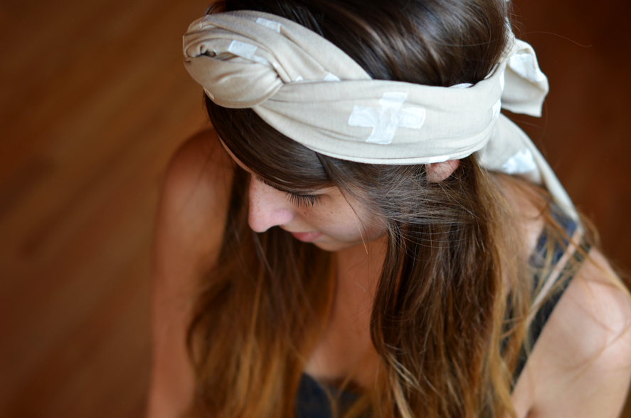 Fine and Feathered Printed Head Scarf