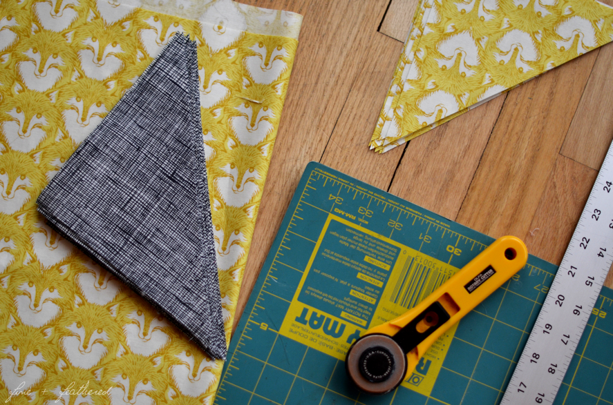 Fine and Feathered Fox Fabric