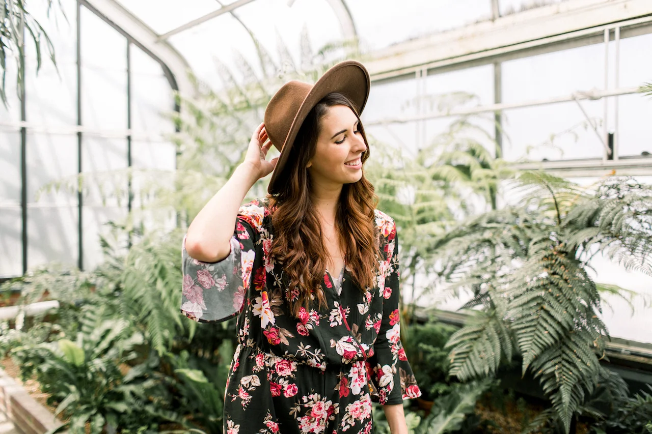Summer Style Floral Romper on Fine and Feathered Blog