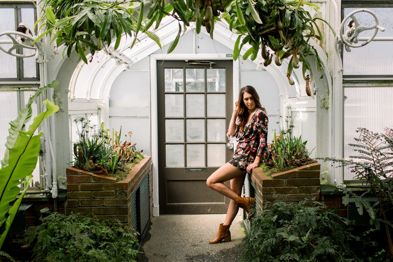 Summer Style Floral Romper on Fine and Feathered Blog