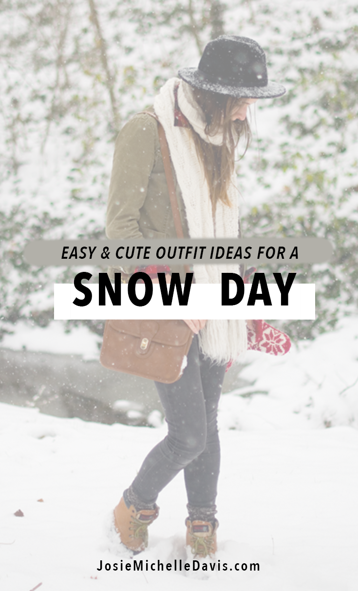 Easy and Cute Snow Day Outfits