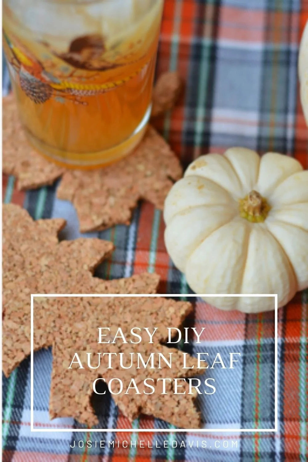 DIY Autumn Leaf Coasters