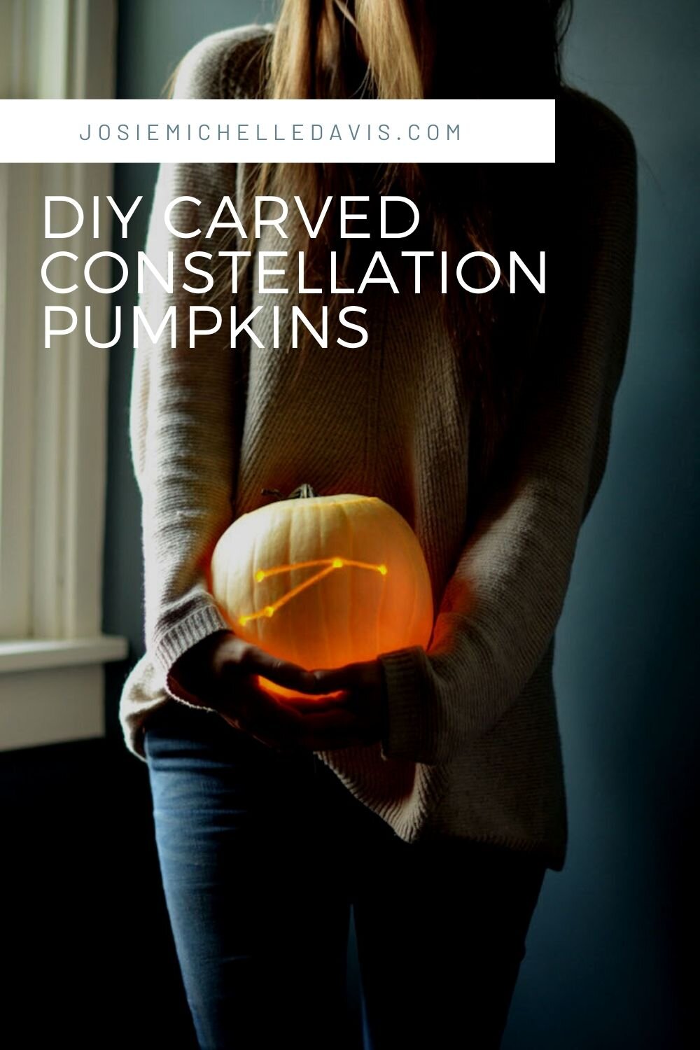 diy minimalist pumpkin carving ideas