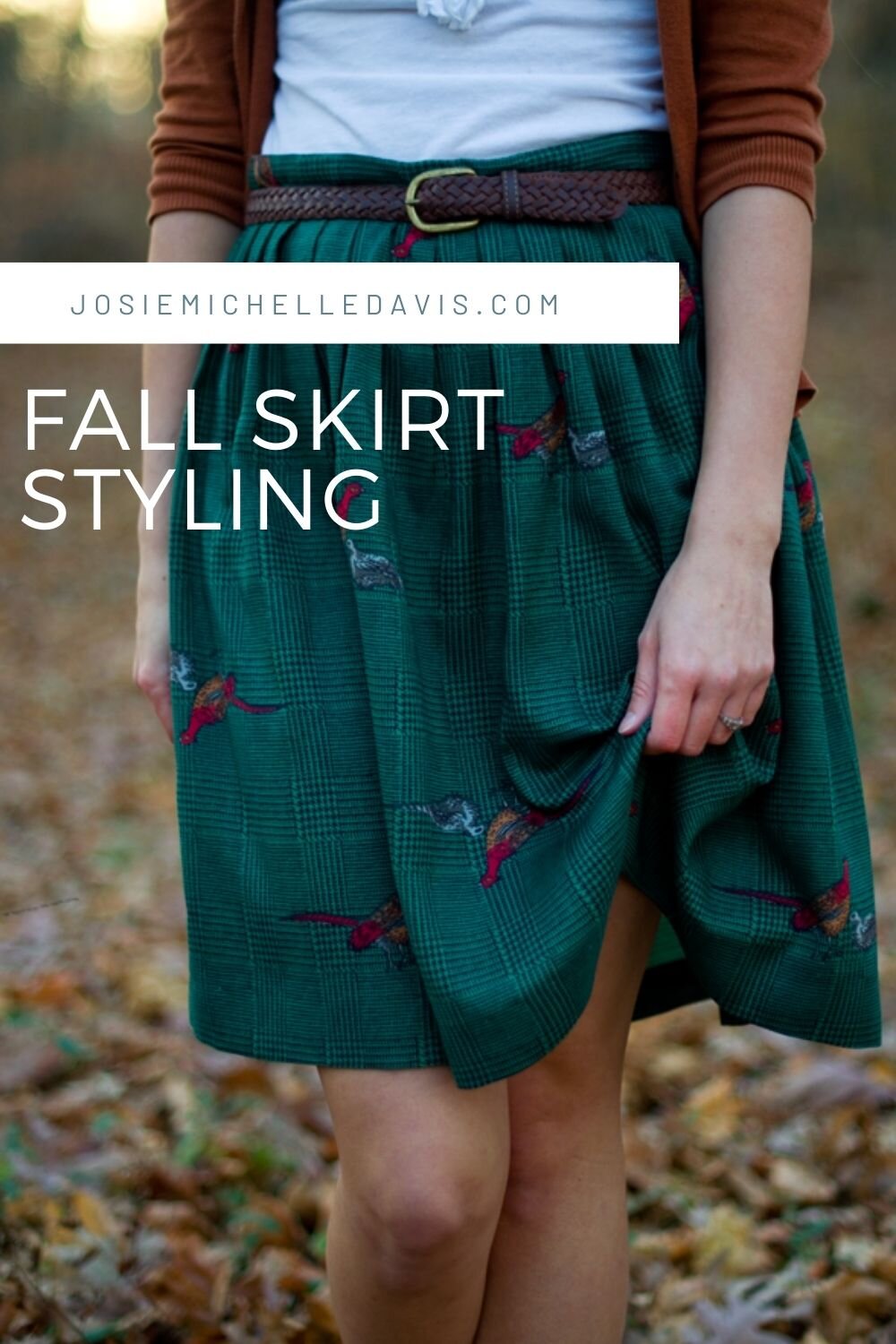 Bird Skirt Styling for Fall