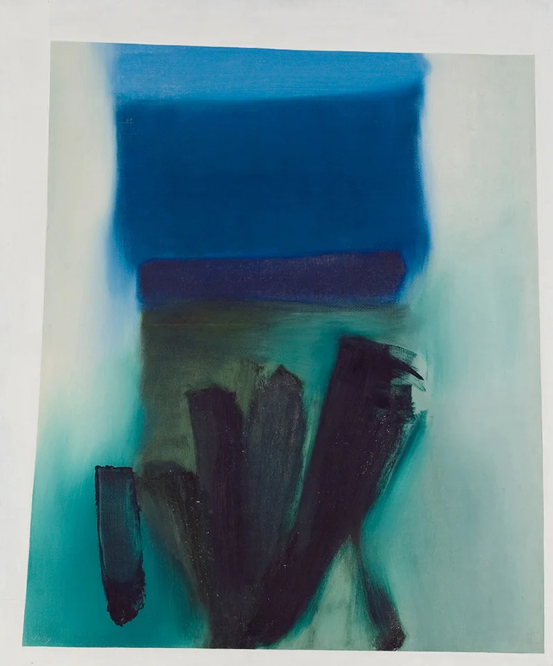 Fan Fern, 1968, Oil on Canvas, 126cm x 106cm, Collection of National Visual Arts Gallery, Malaysia