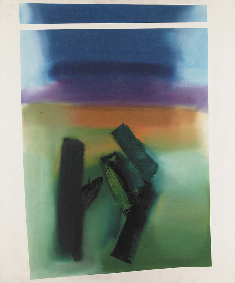 Fan Fern, II, circa 1968, Oil on Canvas, 125cm x 105cm, Private Collection