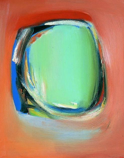 Floating Form, 1967, Oil on Board, 74cm x 59cm, Corporate Collection