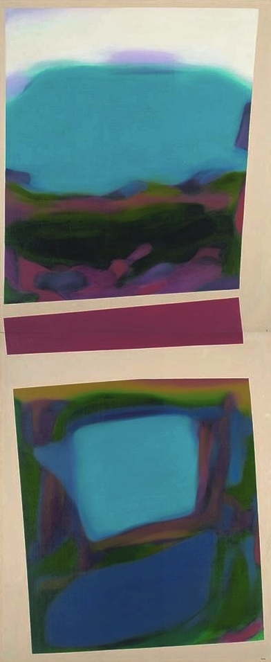Tanneleon, 1968, Oil on Canvas, 264cm x 107cm, Collection of National Gallery Singapore