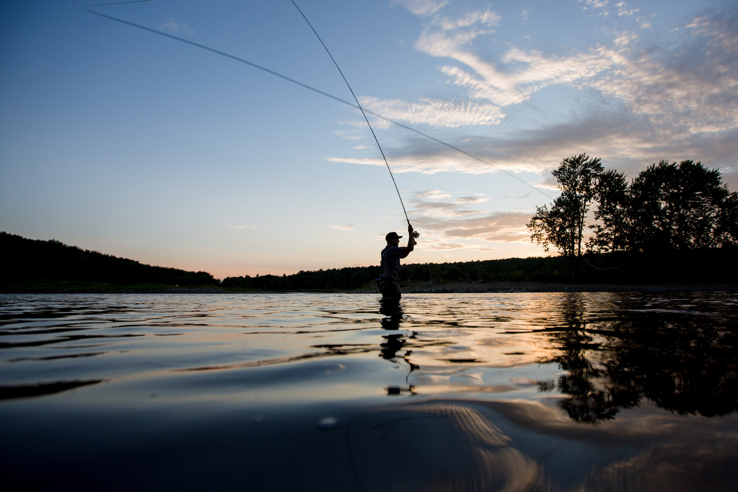 salmon fishing new brunswick