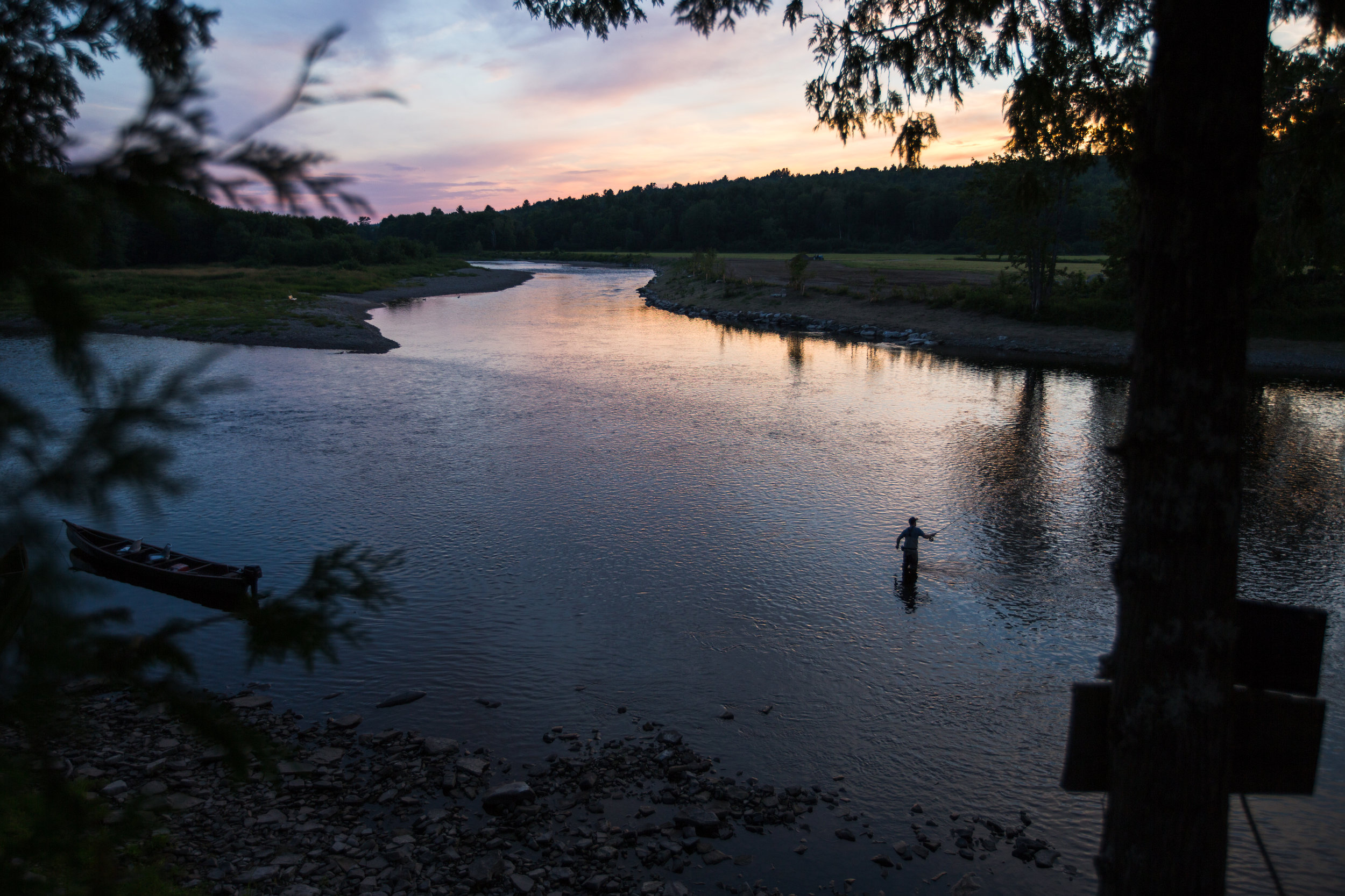 fly fishing miramichi river angling