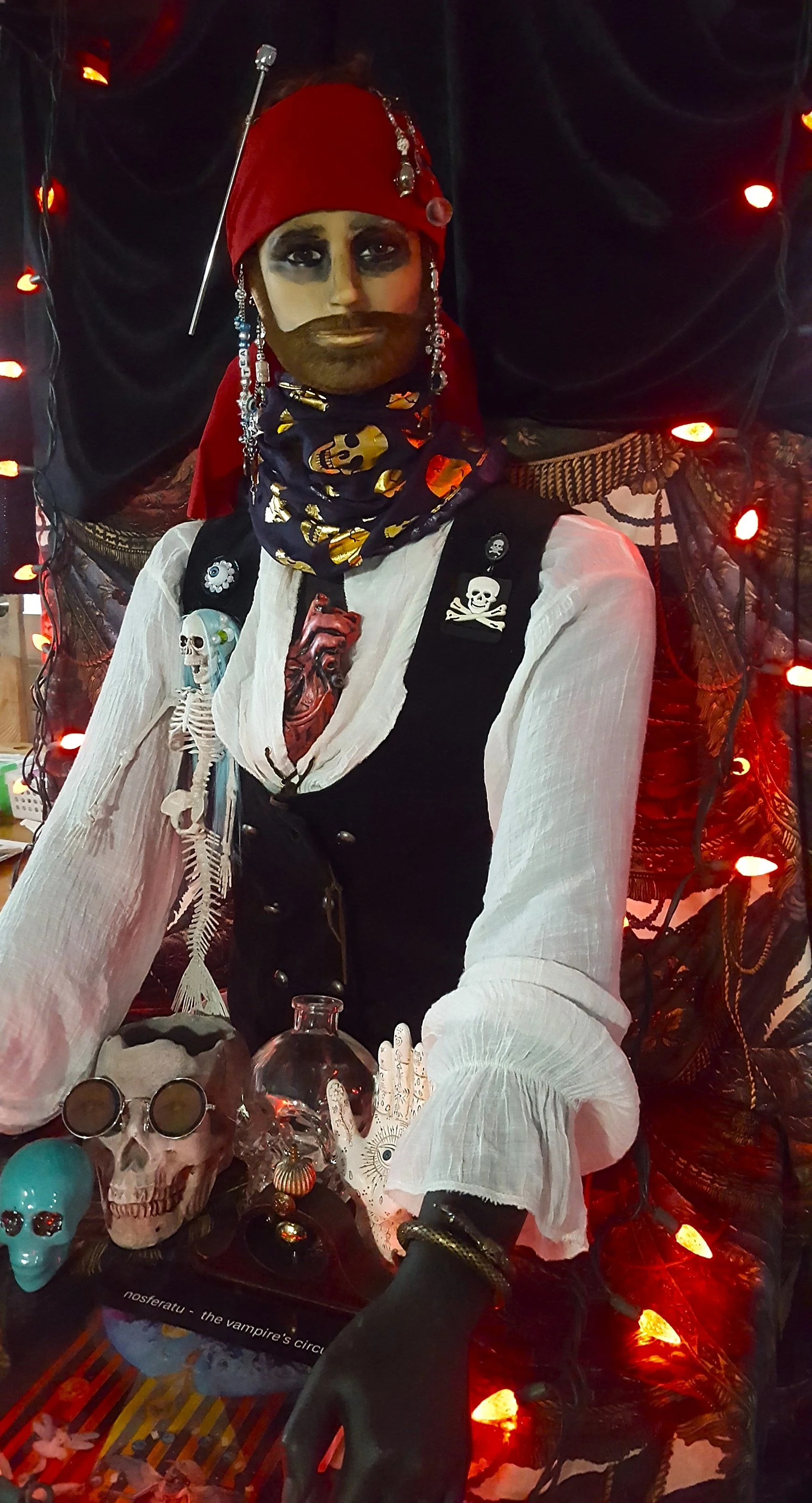 Capt'n Jack Halloween mannequin — Jo Forrest - visual poetry
