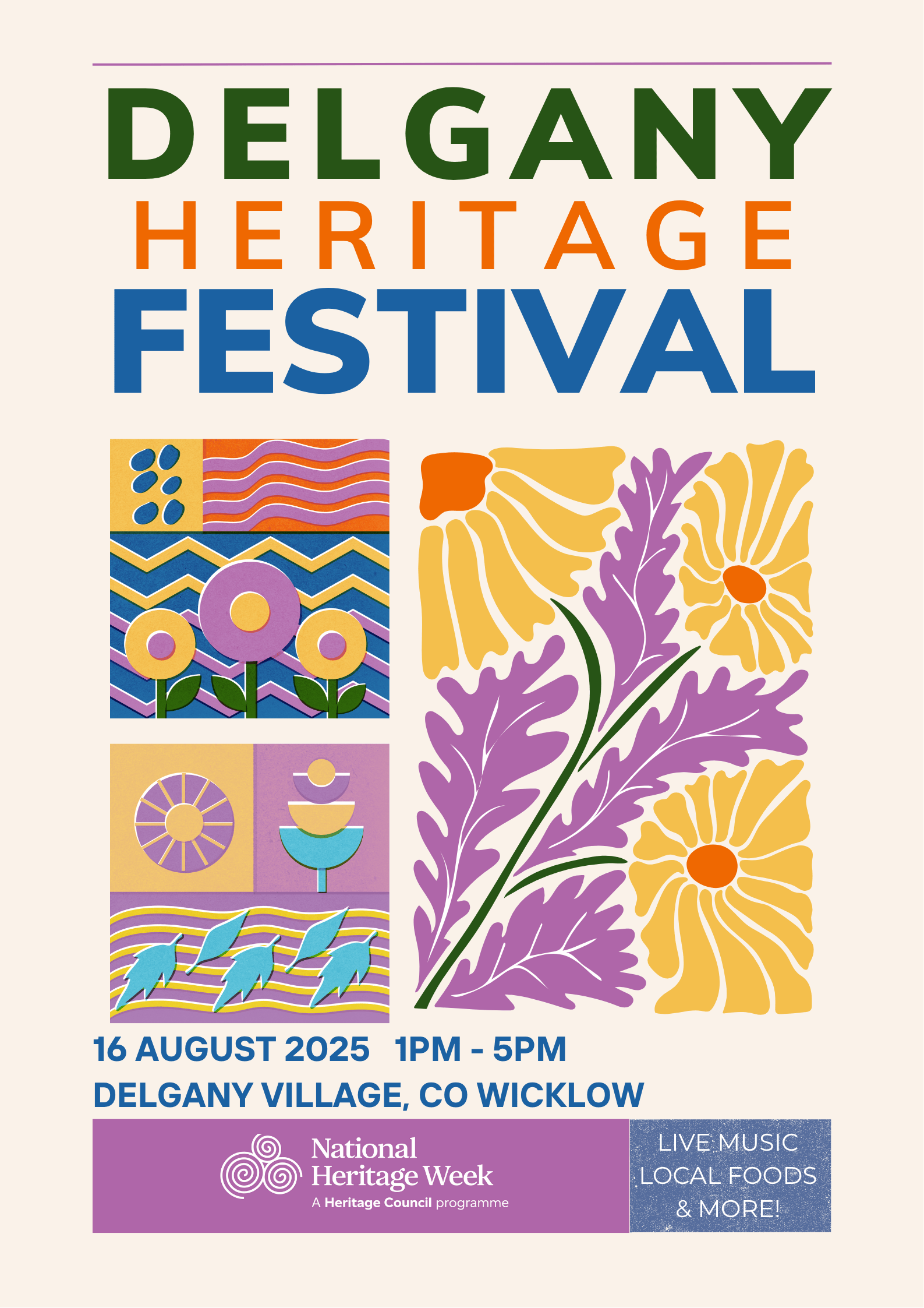 Delgany Heritage Day 2026: Wooly Jumpers 2-4PM//Robbie Doyle 4-6PM