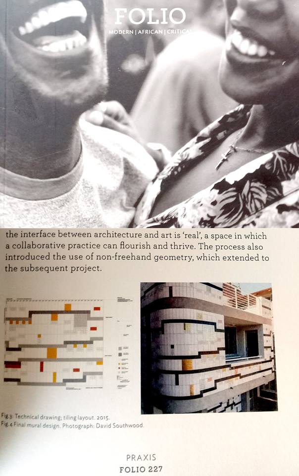 FOLIO June 2017 FOLIO magazine, an initiative by Graduate School of Architecture at UJ, has featured my work.
