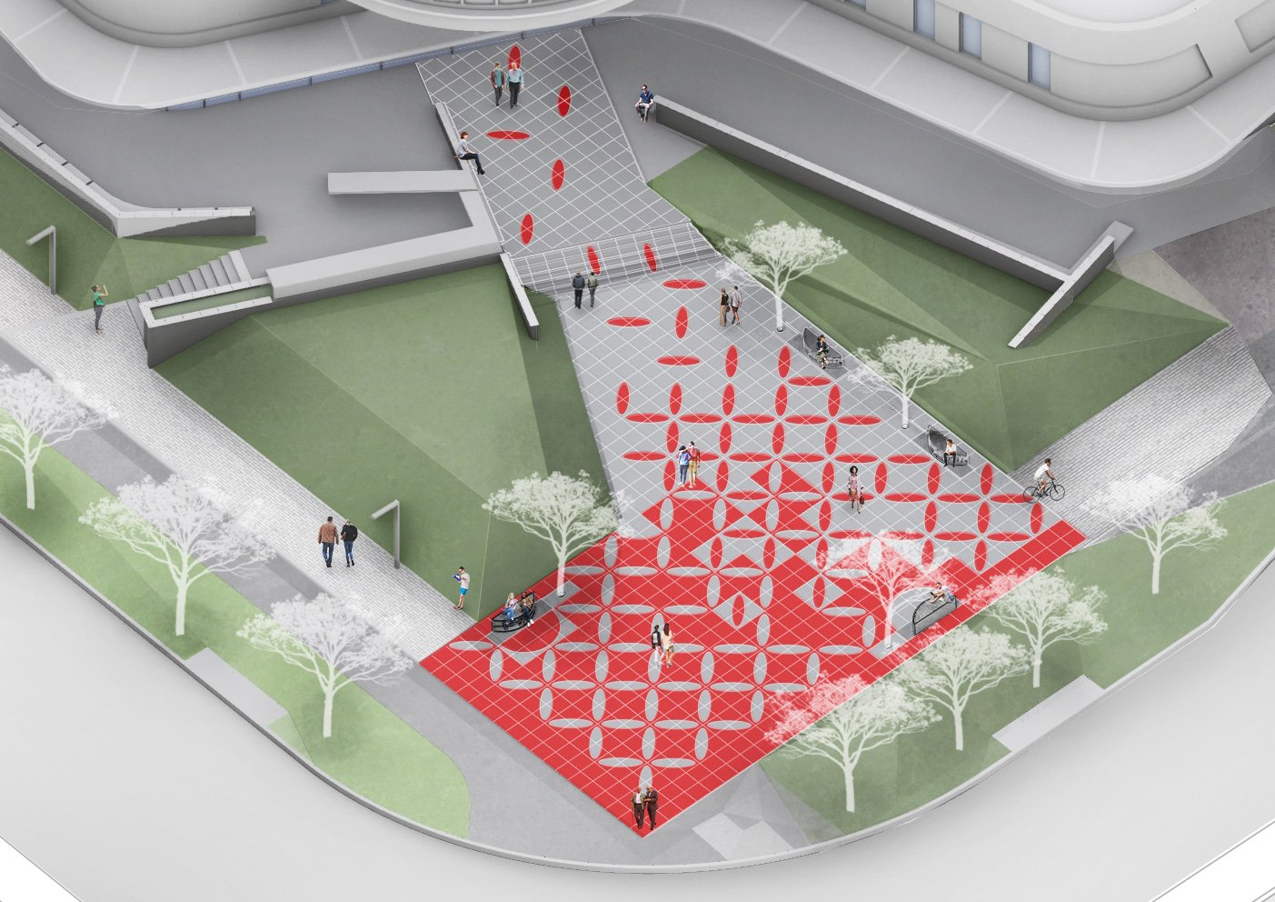 3D diagram of the space