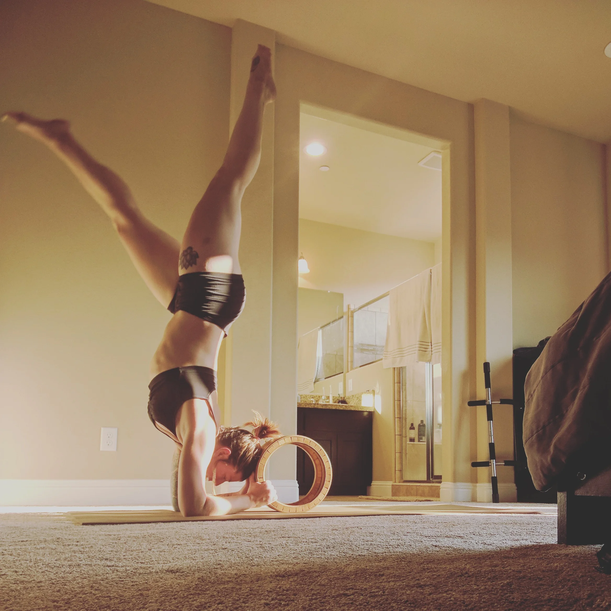 Forearm Stand Progress