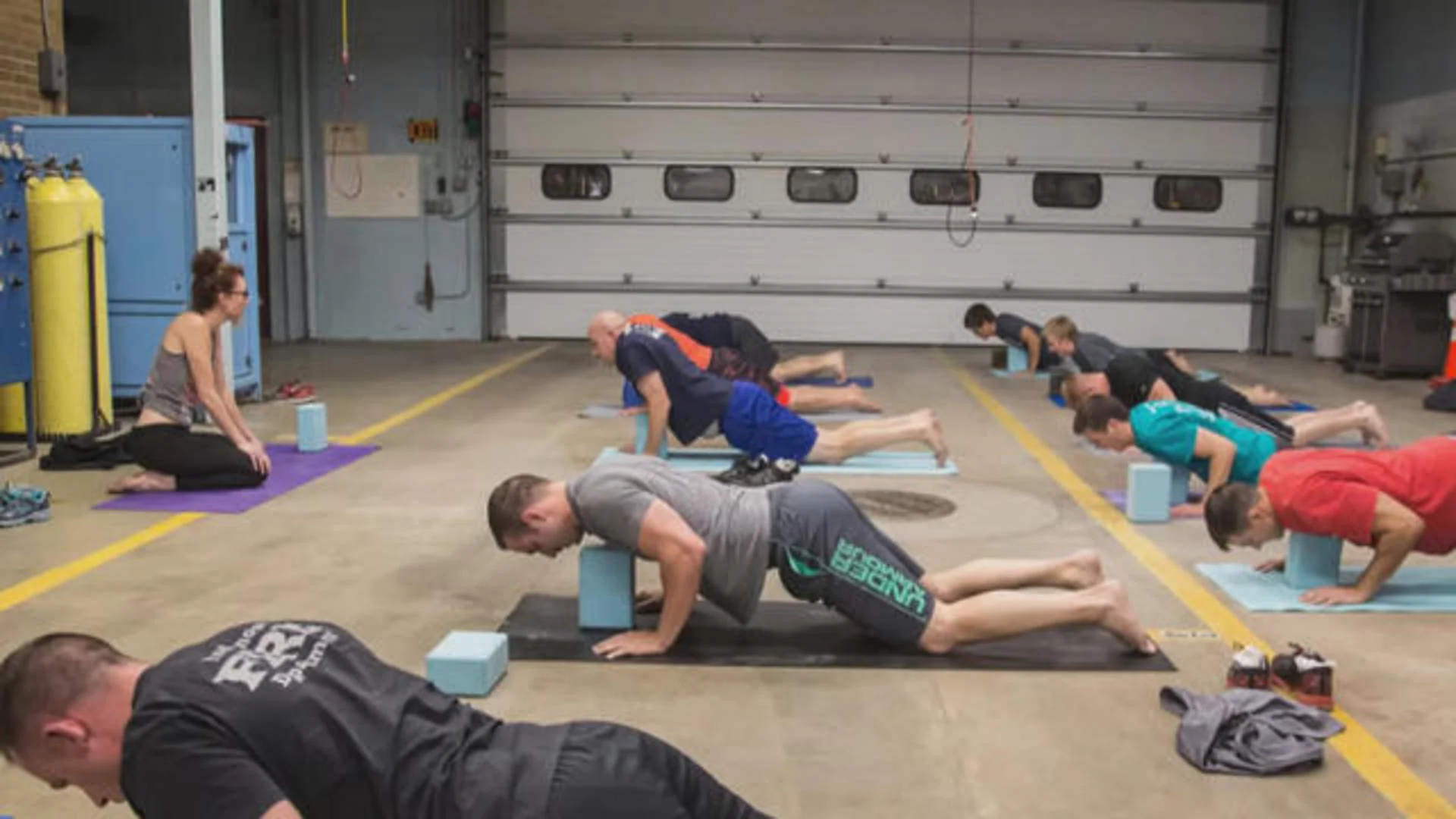 Photo by Yoga for First Responders .