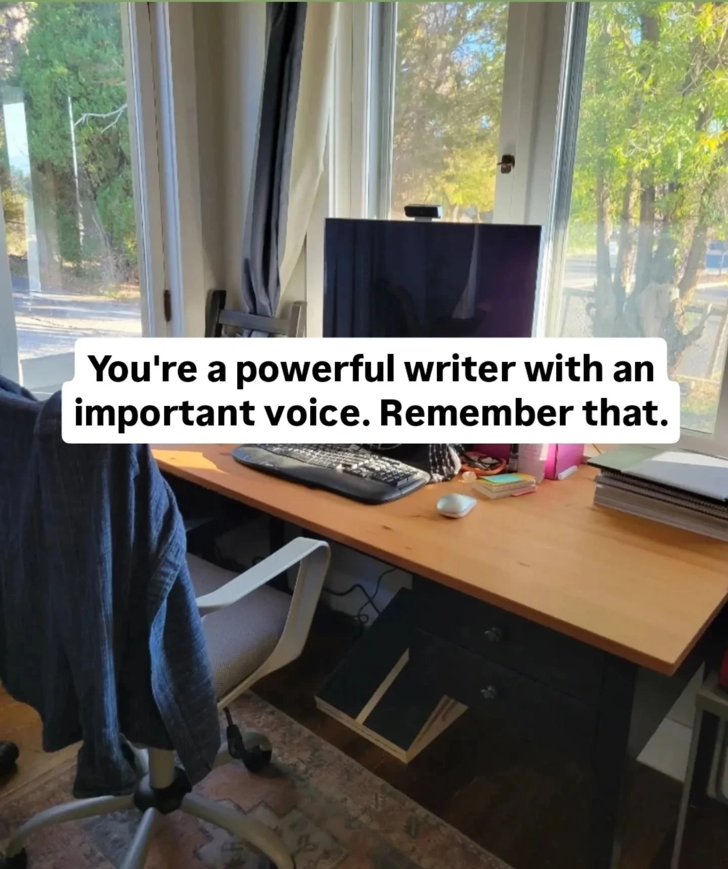 Sending love and compassion to all of the writers out there who feel overwhelmed.

You've got this! 
Relax!
Enjoy yourself!
Let go!
You are more powerful than you realize 💪🏻 💕✍🏻✍🏻

#writersofig #writingdreams #bookshaman