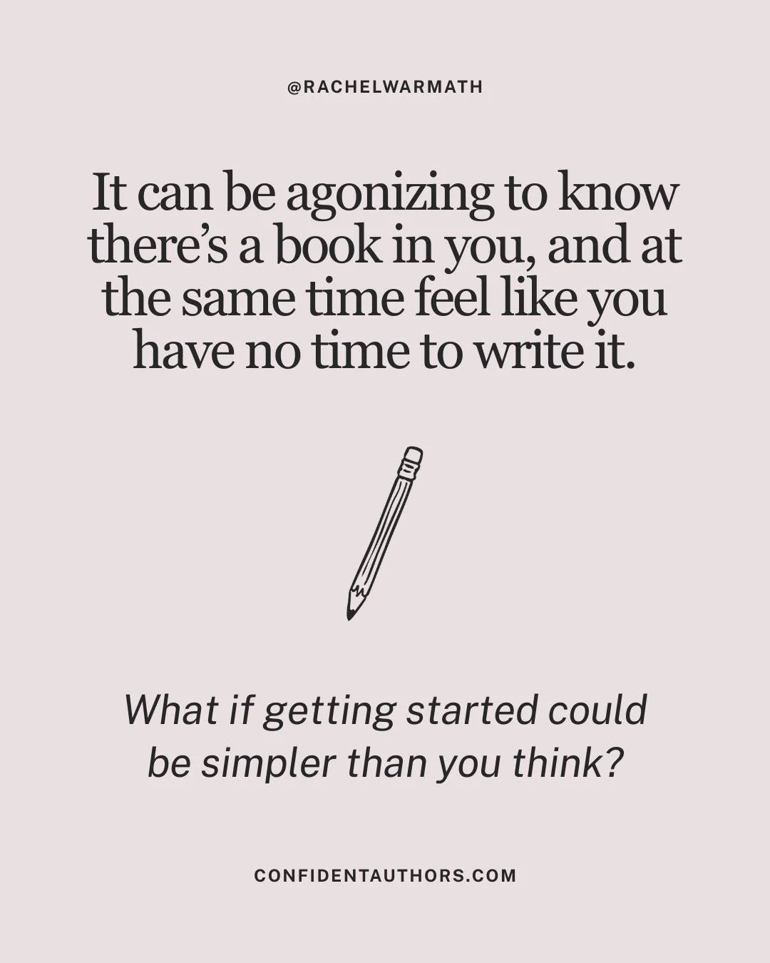 First-time authors are usually:
- Scared to start
- Unsure of HOW to start
- Worried that they have to figure out the whole book right away

But what if you could just... try a writing session or two and see how it goes?

What if you could take the p