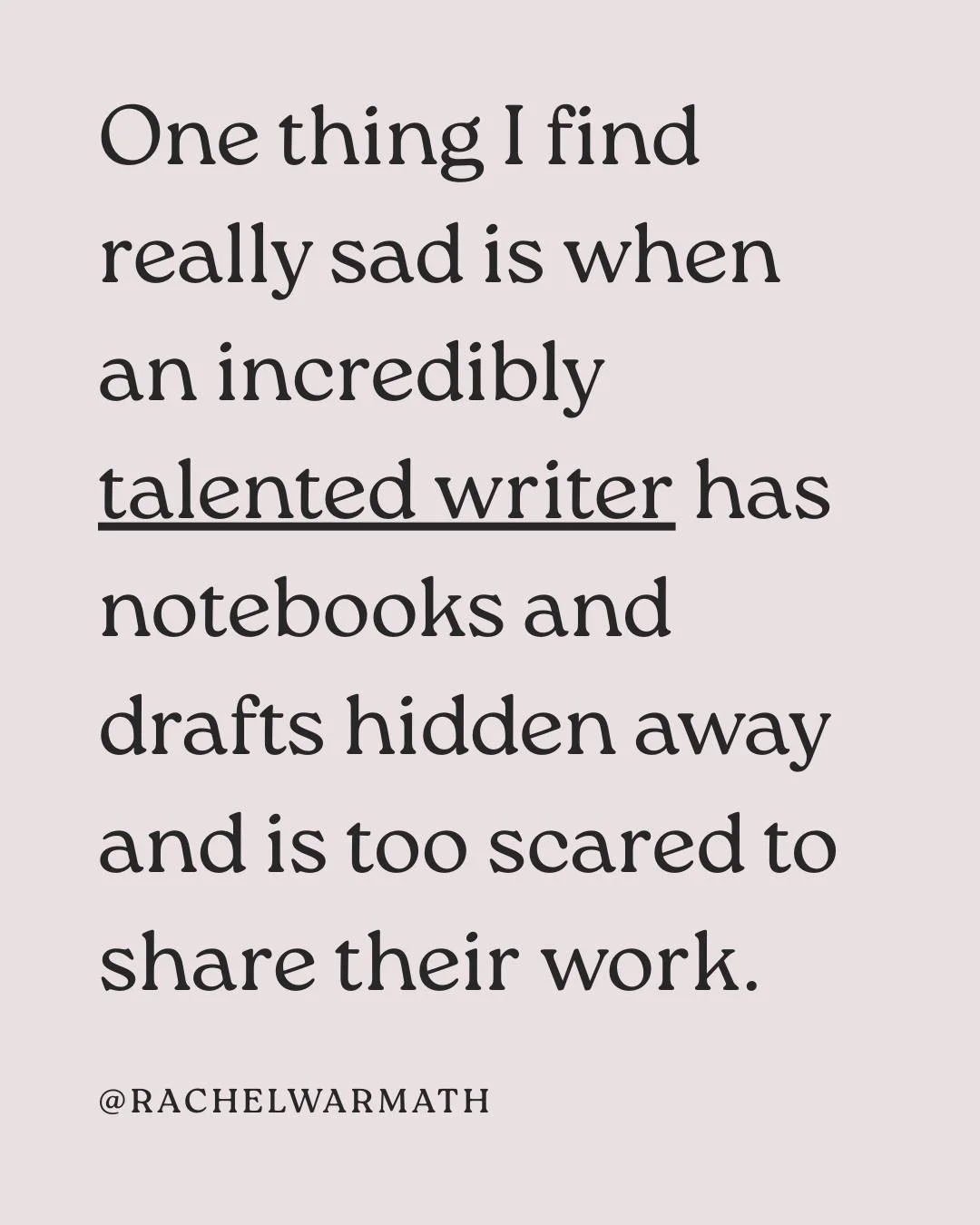 You'd probably be shocked how many times I've read an author's first draft and been impressed with their writing... and also totally confused by how much self-doubt they've expressed to me about their own work.

It doesn't match up. We meet on Zoom a