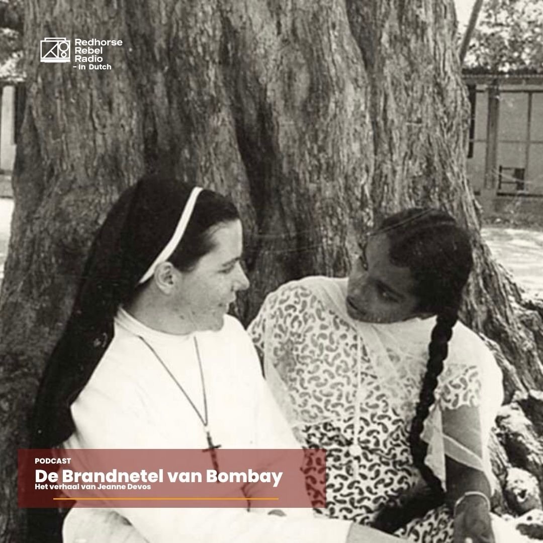 Luister naar aflevering 2 van onze nieuwe podcast &lsquo;De Brandnetel van Bombay&rsquo;, over het opmerkelijke (en rebelse!) leven van Jeanne Devos. 

Wat begon met kleine bijeenkomsten van enkele vrouwen, groeide uit tot de National Domestic Worker