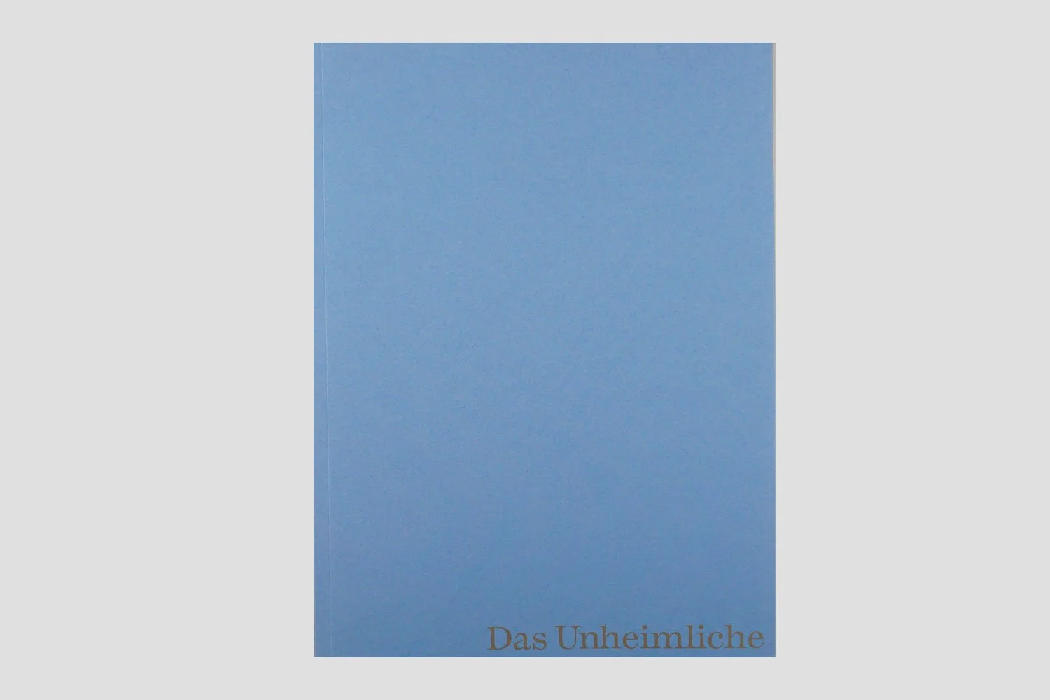 Das Unheimliche - Giaime Meloni