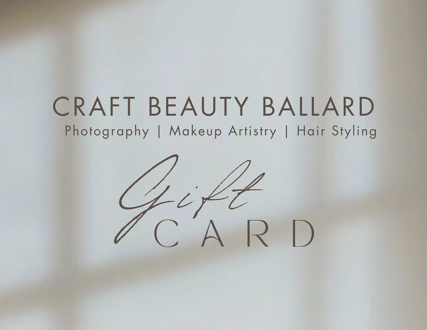 Looking for a unique holiday gift? How about a one-on-one makeup lesson? At Craft Beauty, we know these things can be intimidating, so we choose to reserve the studio for one booking at a time. We want you to feel like you can be you! Ask questions, 