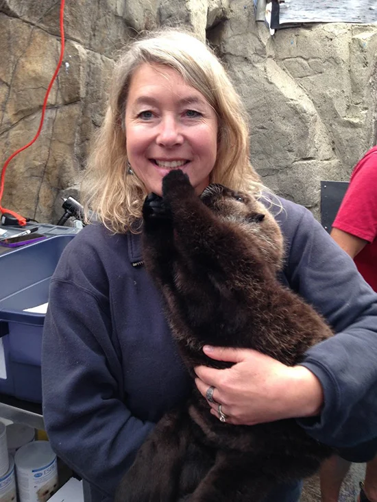 Sea Otter Pup Rialto Likes This Human 2