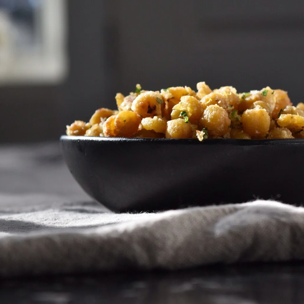 Crispy Chickpeas with Kicked-Up Gremolata