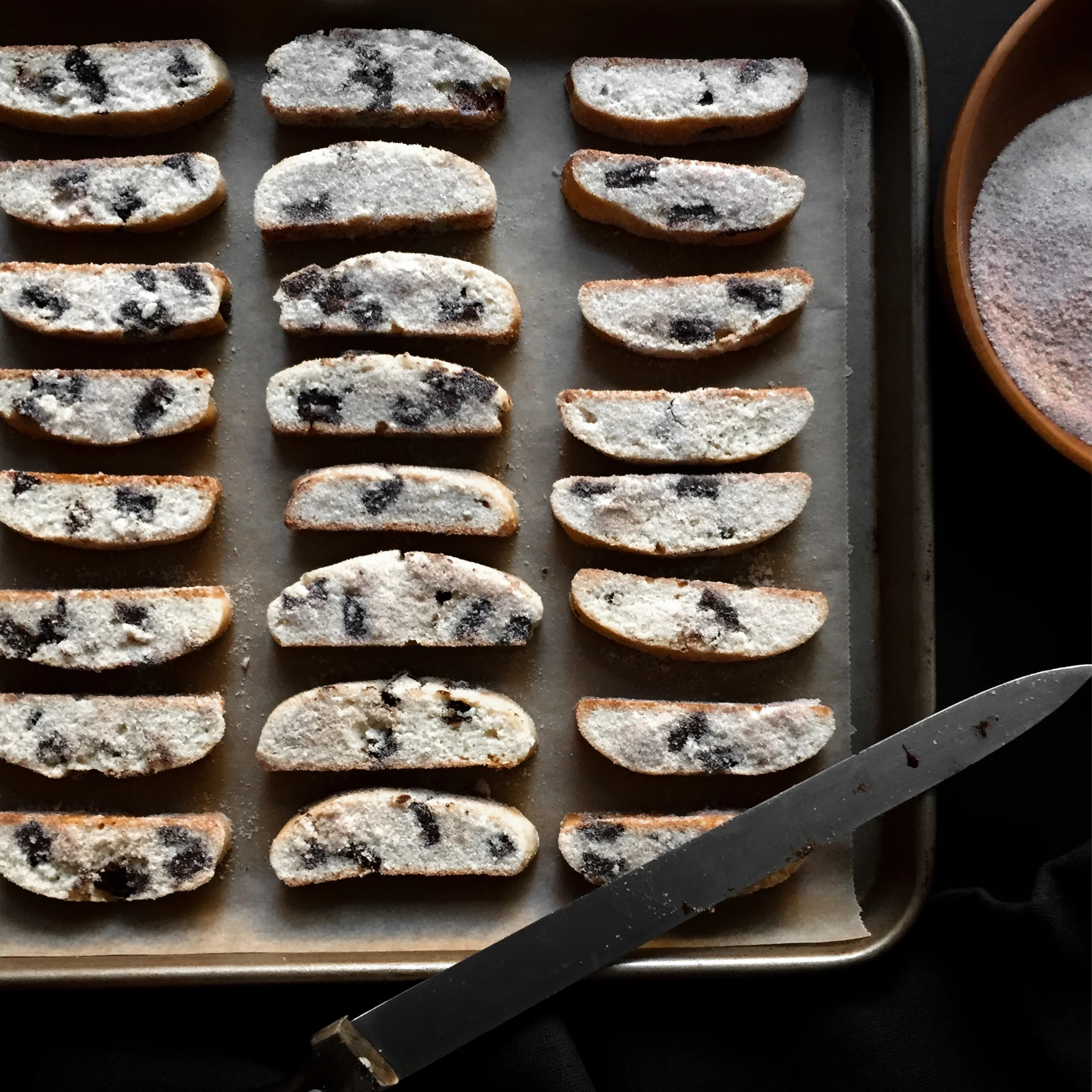 Chocolate Chunk Mandel Bread
