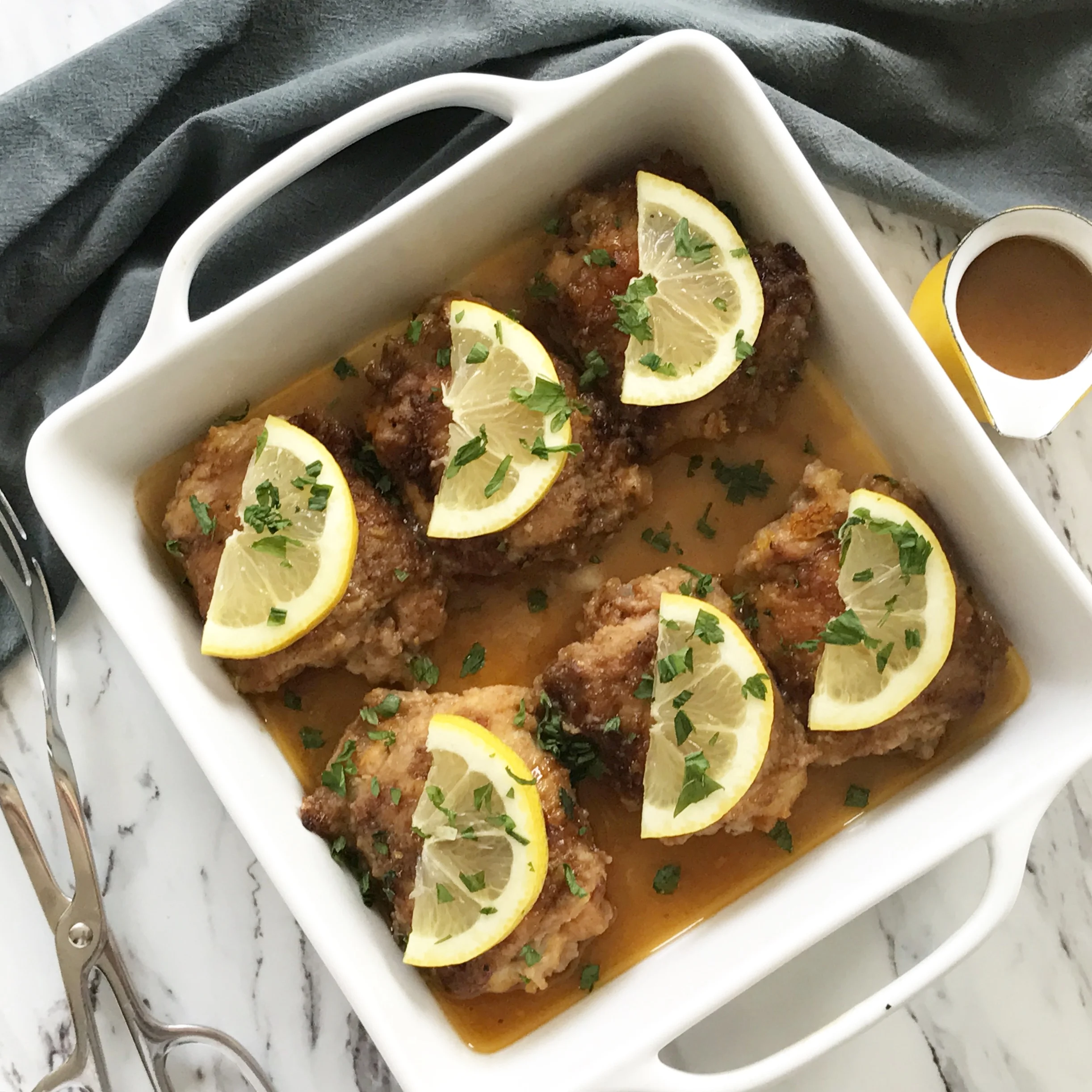 SWEET AND SOUR LEMON CHICKEN